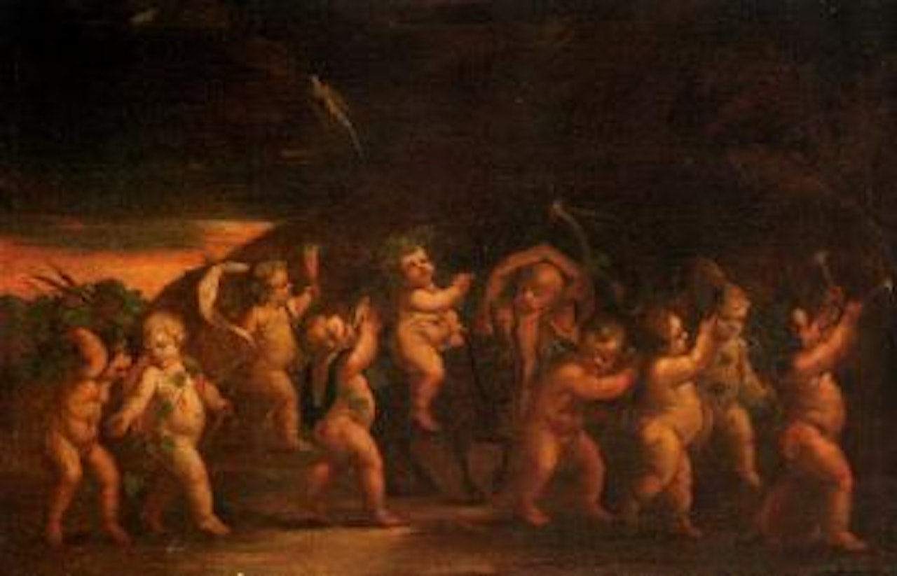 Procession of putti by Nicolas Poussin