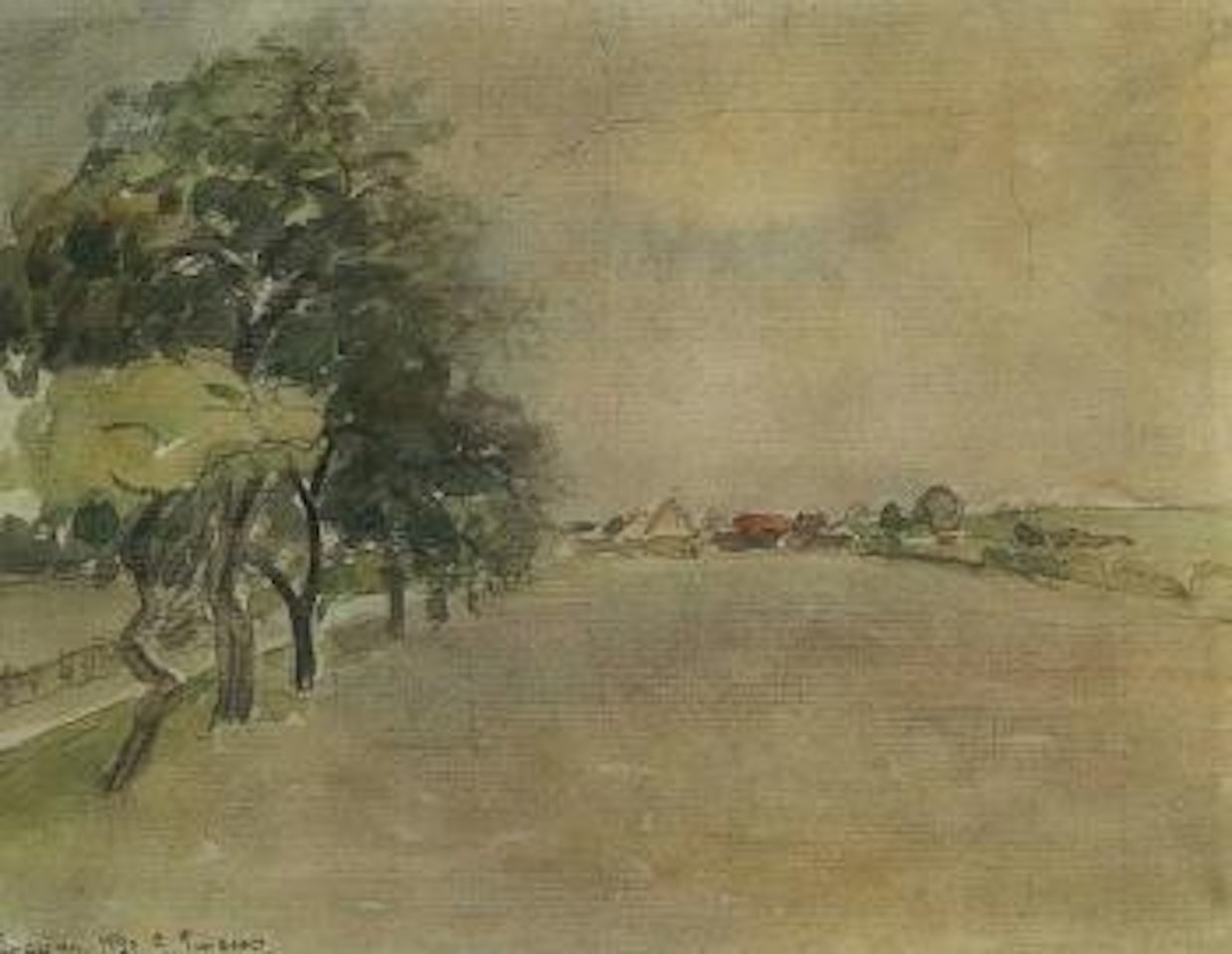 Eragny by Camille Pissarro