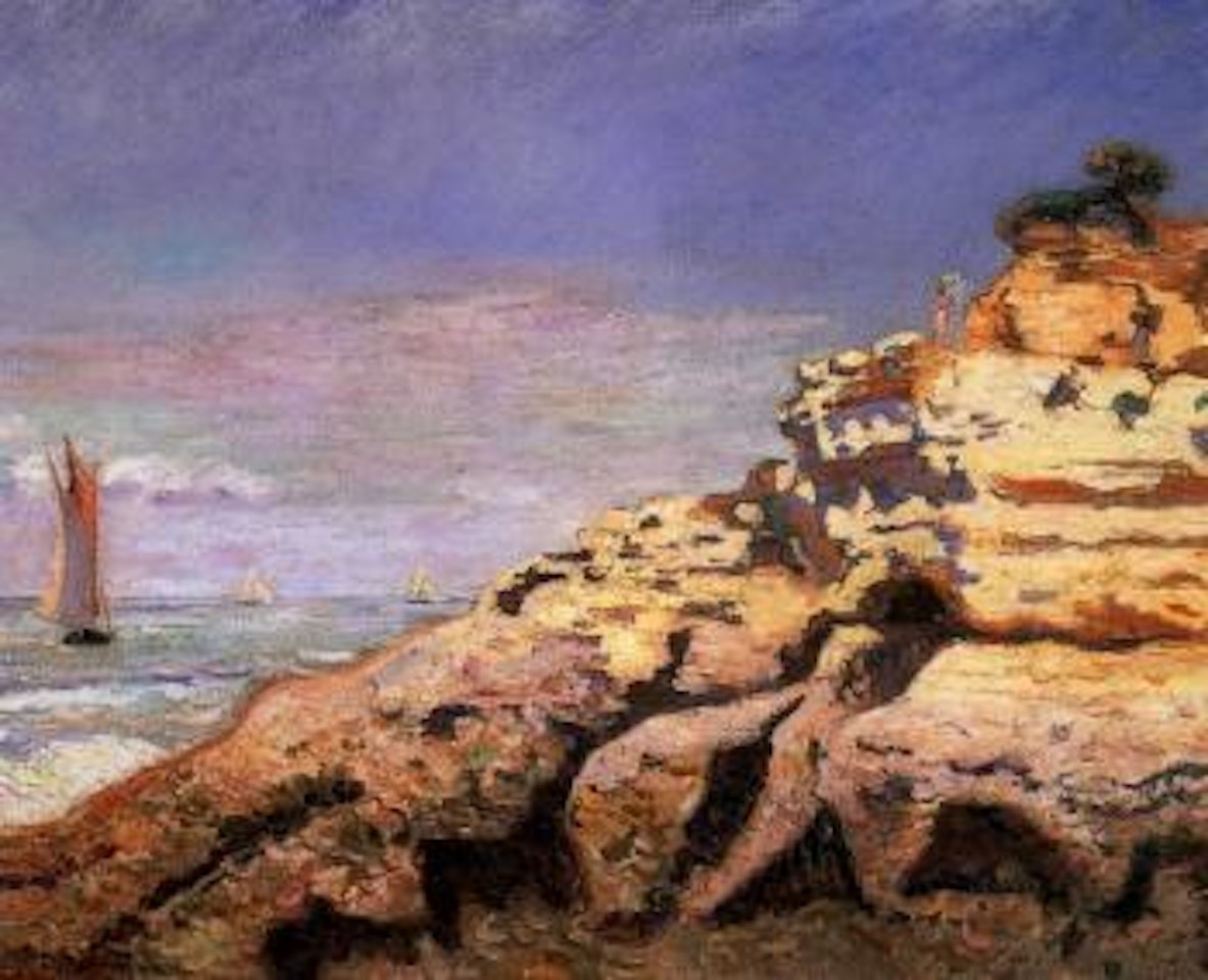 Corniche a Saint Palais, mer basse by Armand Guillaumin