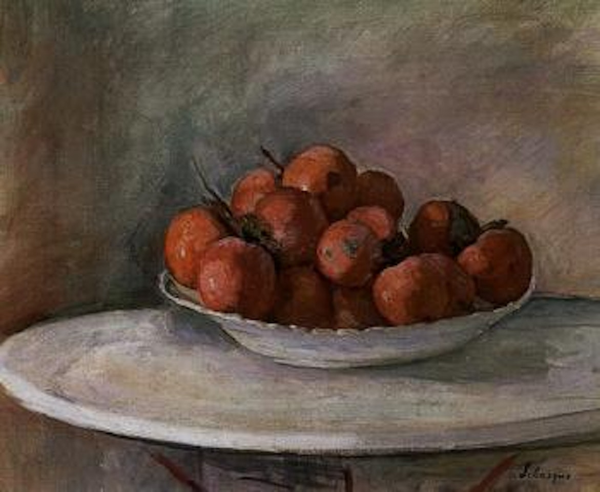 Nature morte aux kakis by Henri Lebasque