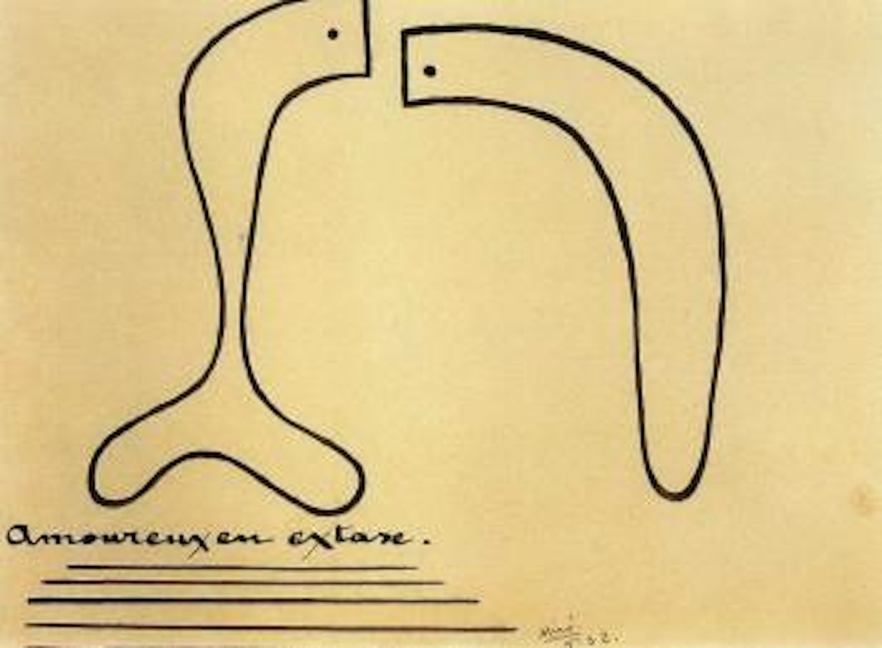 Amoureux en extase by Joan Miró