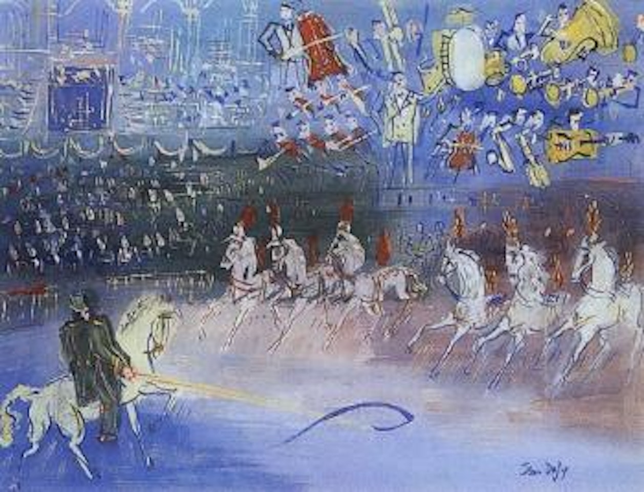 Cirque, parade equestre by Jean Dufy