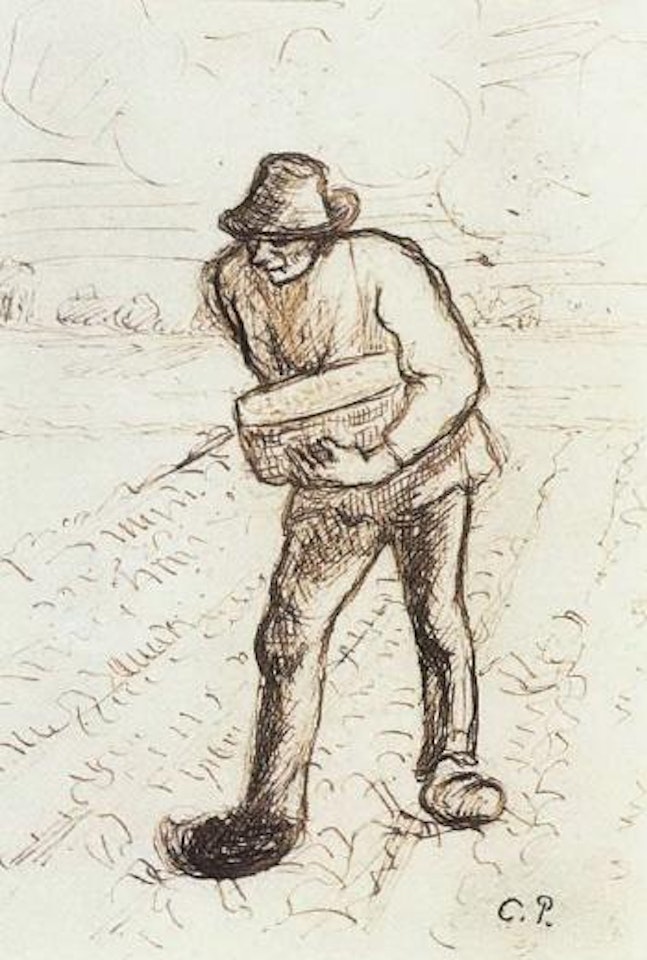Paysan by Camille Pissarro