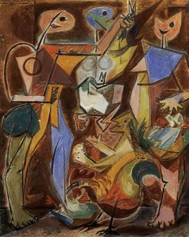 Enfants et oiseaux by André Masson
