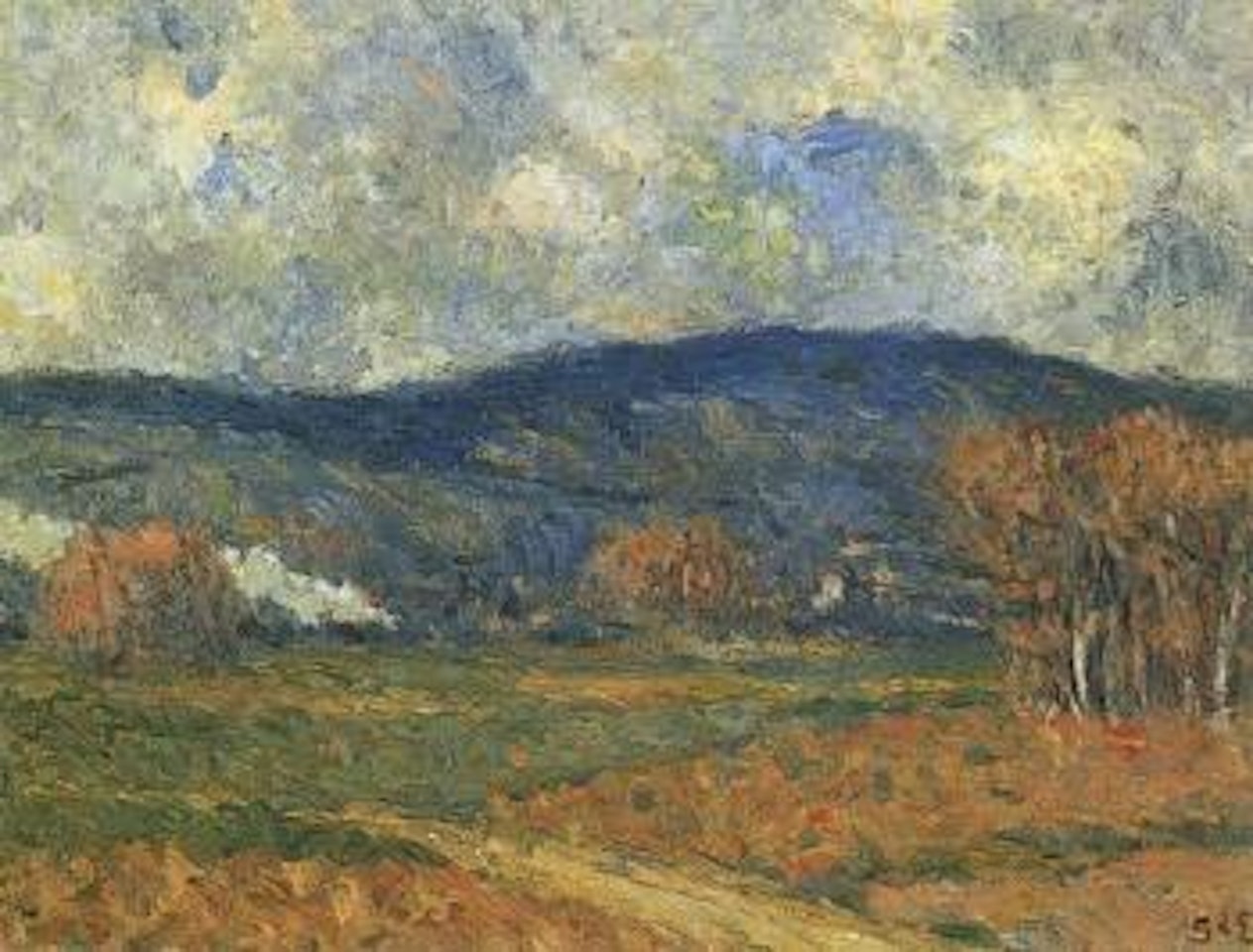 Vignobles en Toriel by Georges d’Espagnat