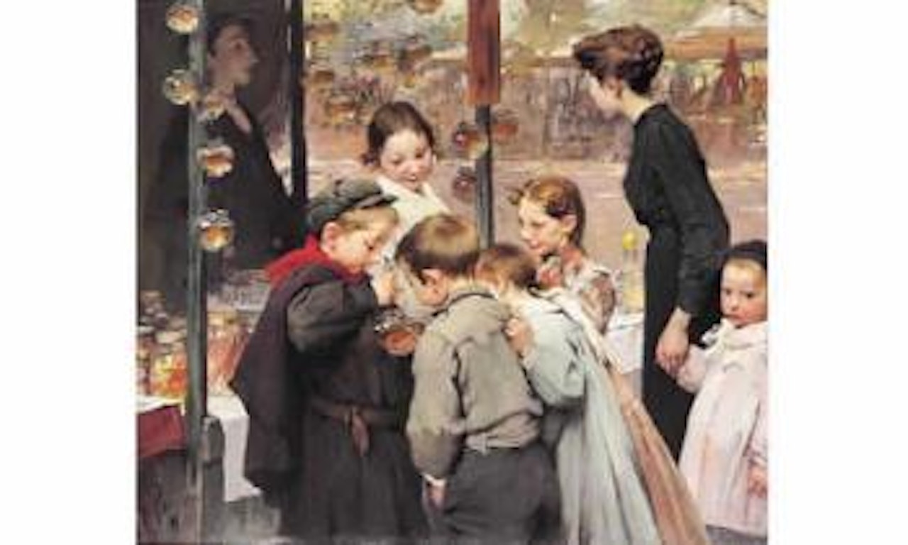 Les poissons rouges by Henry Jules Jean Geoffroy