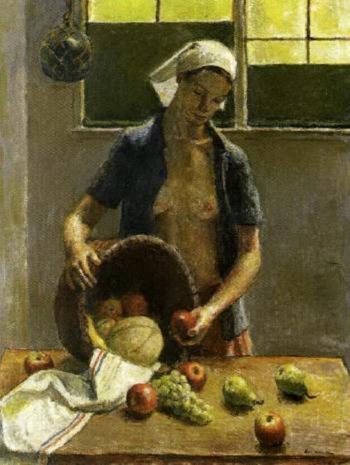 Life and still life in studio light by Robert Brackman