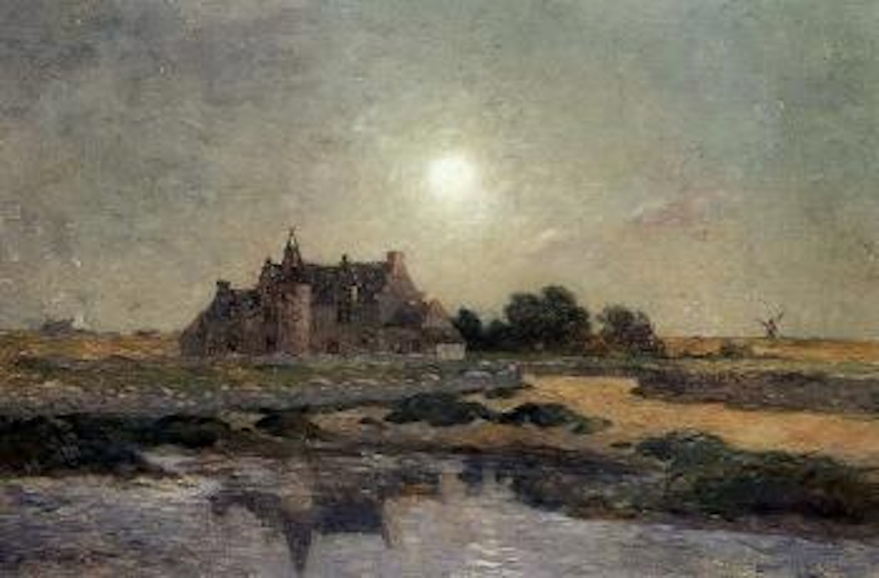 Clair de lune sur Kervaudu by Ferdinand du Puigaudeau