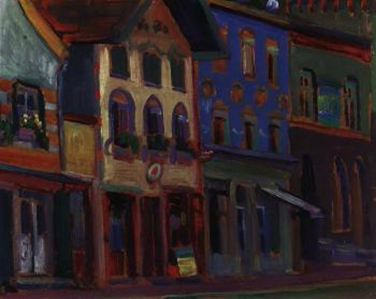 Hauptstrasse in Murnau - main street in Murnau by Gabriele Münter