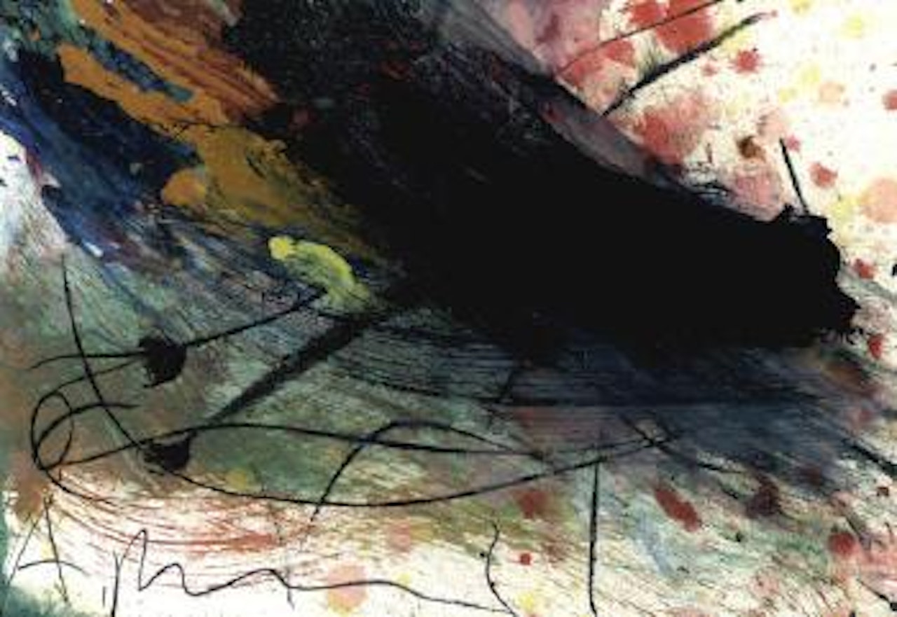 Haunting raven by Arnulf Rainer