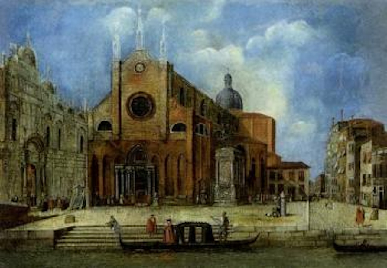 View of the Church of San Giovanni and Paolo, Venice by Venetian School