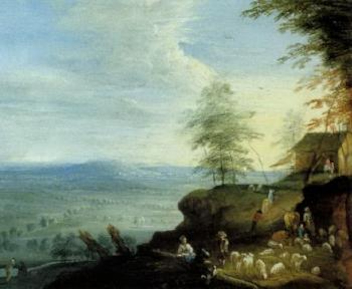 Landscape with shepherds by Jan Brueghel the Younger