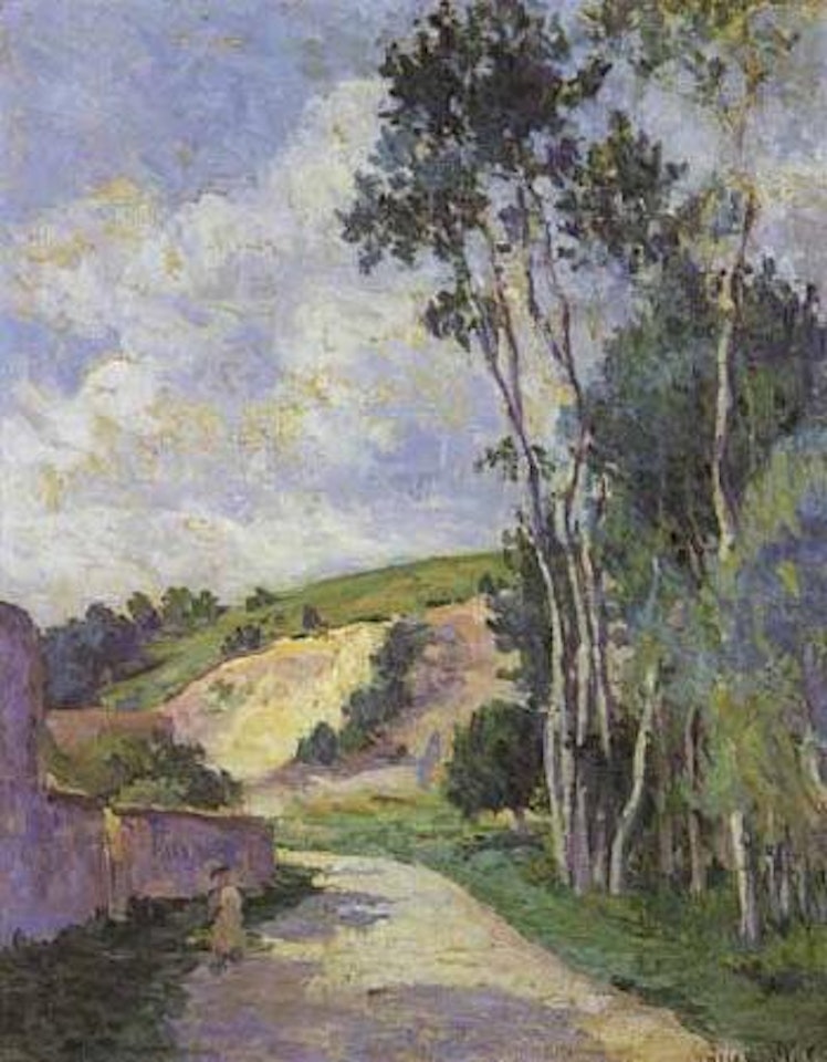 Route de campagne a Moulineux by Maximilien Luce