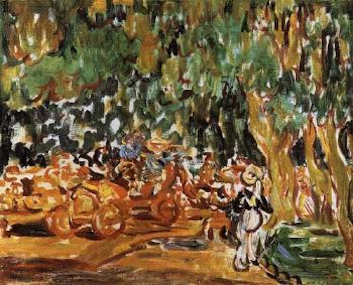 Automobiles au Bois de Boulogne by Louis Valtat