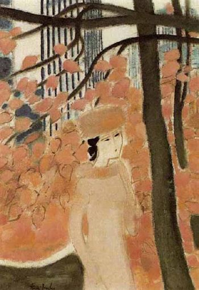 Chantal dans Central Park, New York by André Brasilier