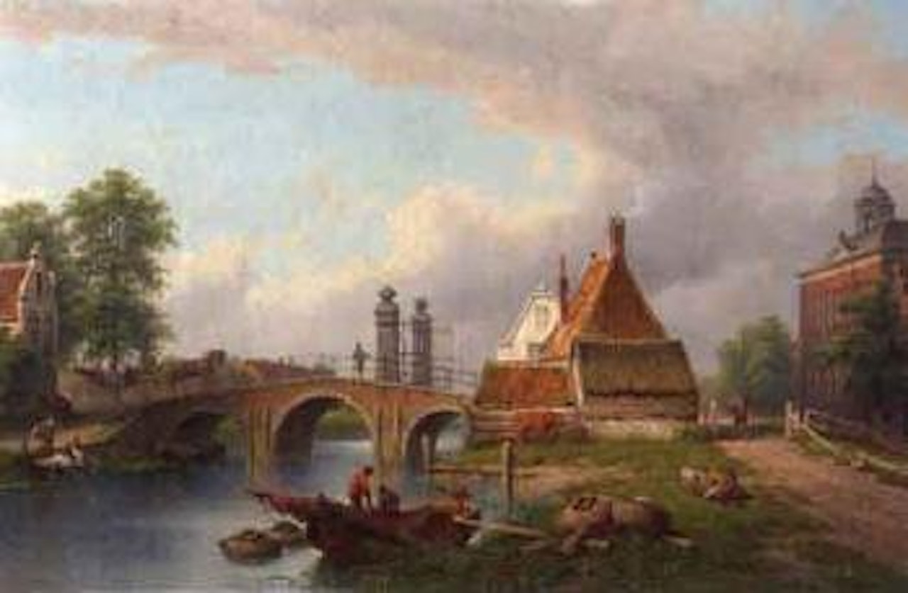 Het Rechthys in Watergraafsmeer, Amsterdam by Eduard Alexander Hilverdink