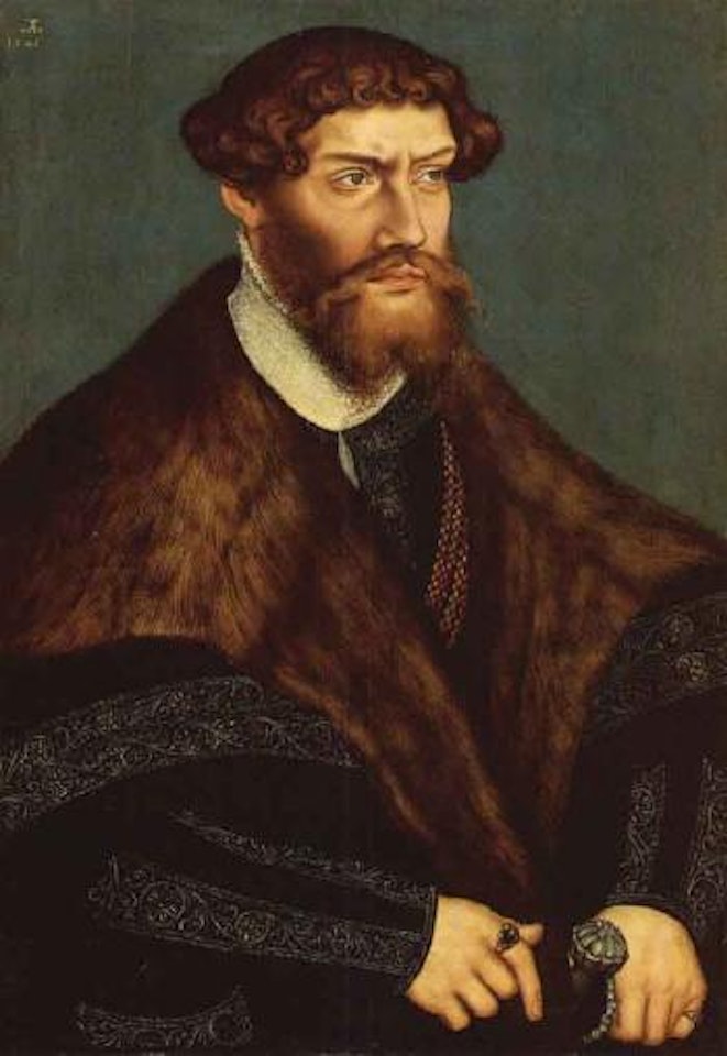 Portrait of Philippe I, Duke of Pommern by Lucas Cranach the Elder