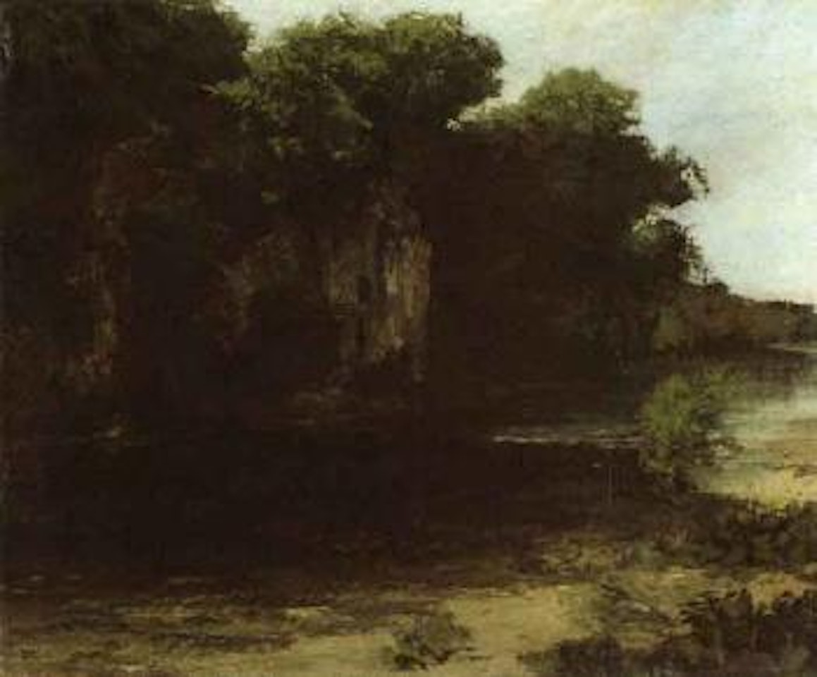 Les bord de la loue by Gustave Courbet