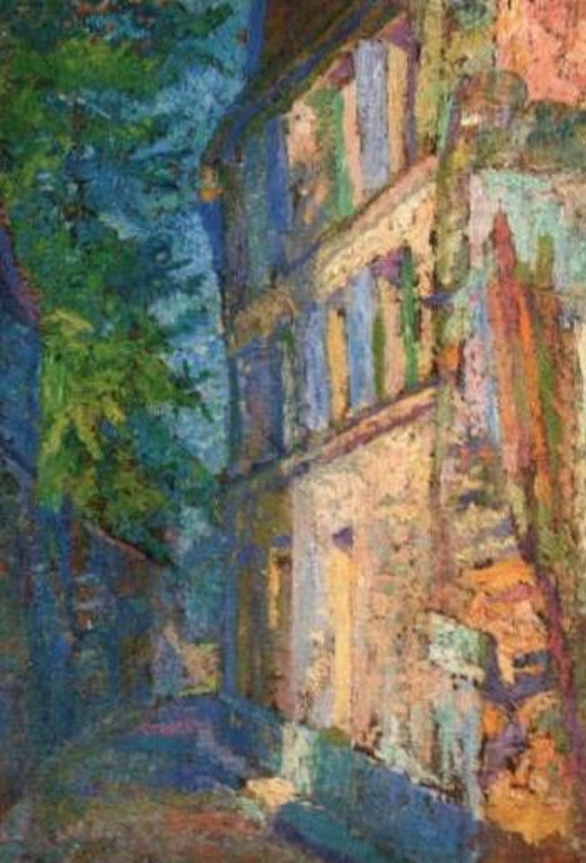 Sunlit street by Victor Charreton
