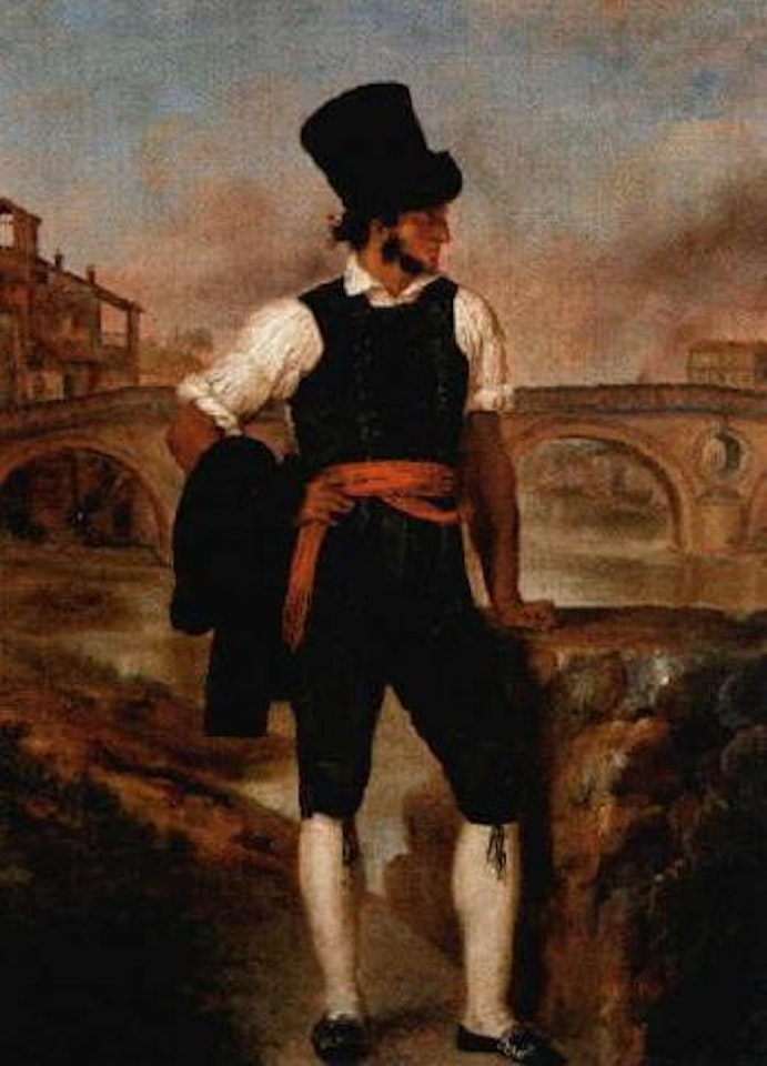 Gentleman in regional dress, thought to be a bridegroom by Italian School