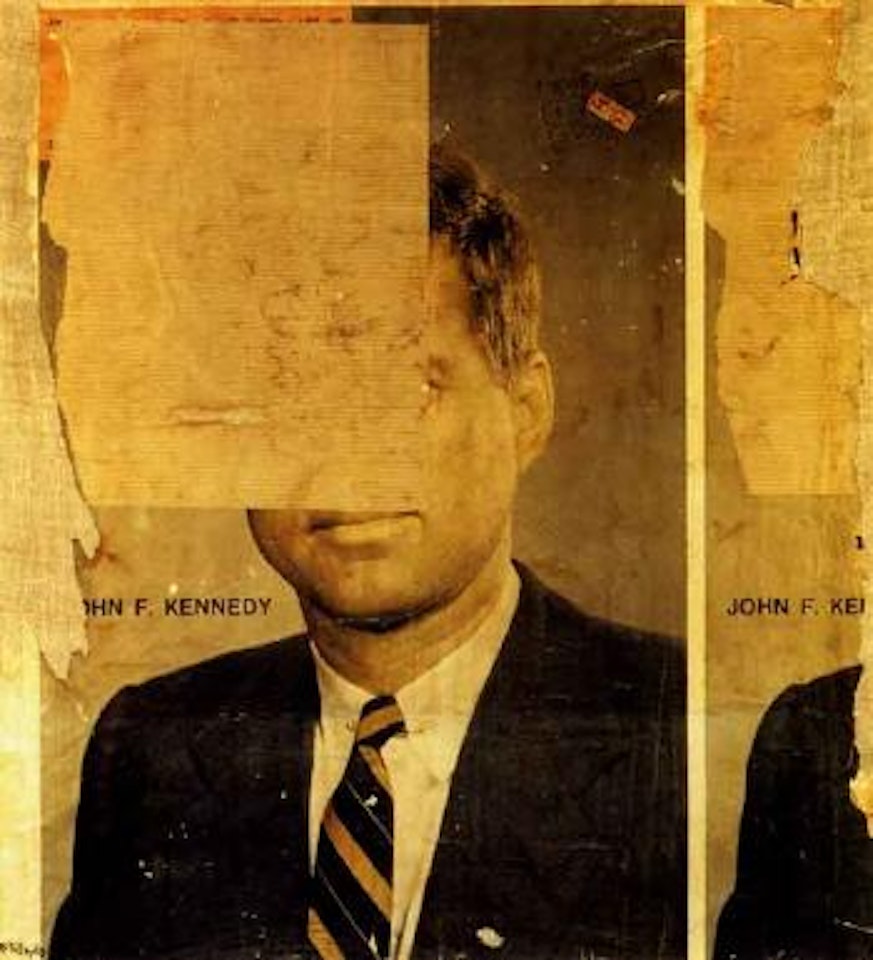 John F. Kennedy by Mimmo Rotella