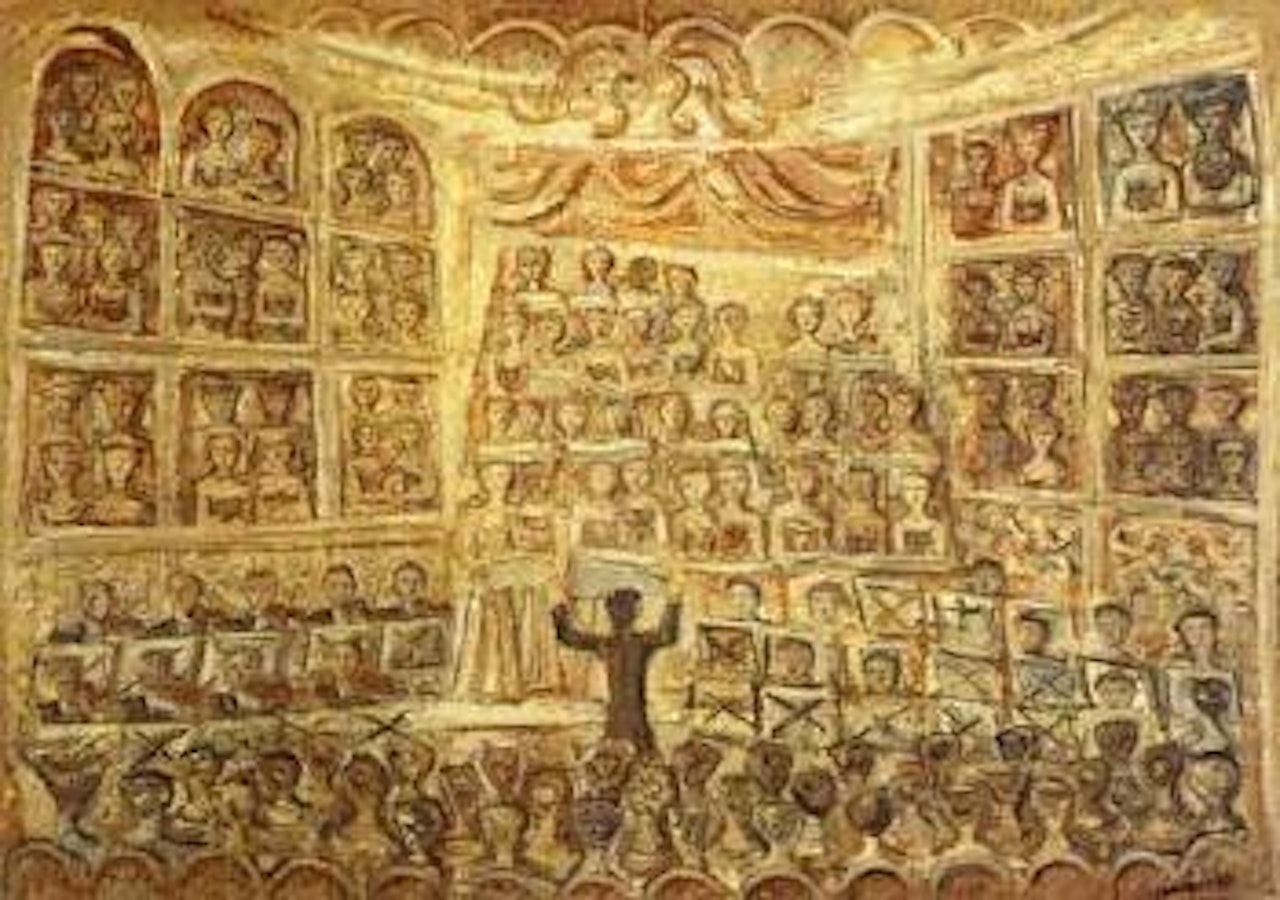 Concerto - La Fenice by Massimo Campigli