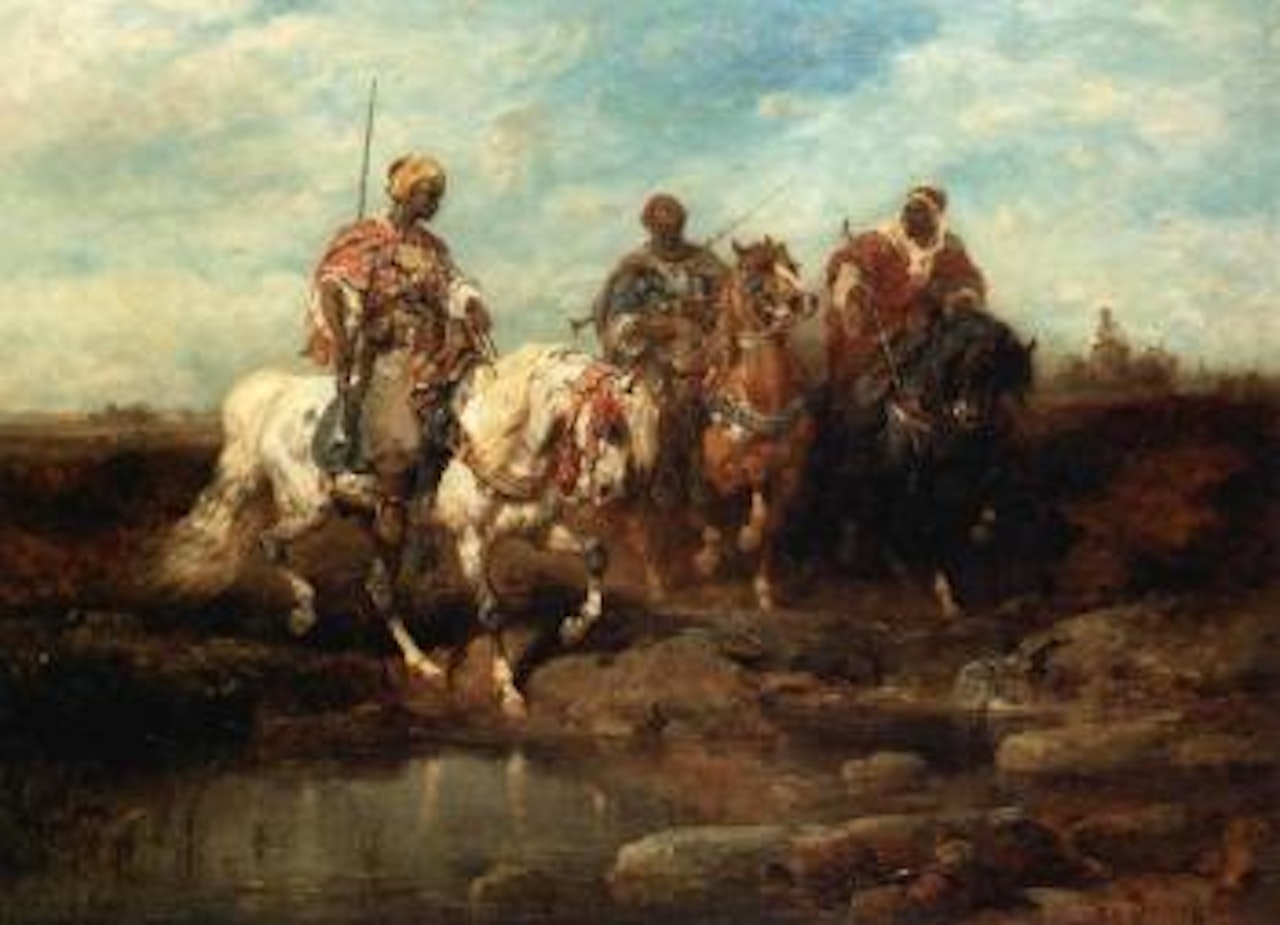 Advancing guard by Adolf Schreyer
