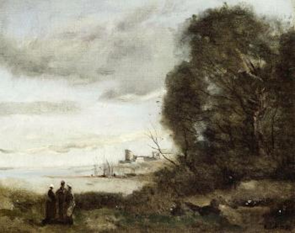Souvenir des rivages meridonaux by Jean Baptiste Camille Corot