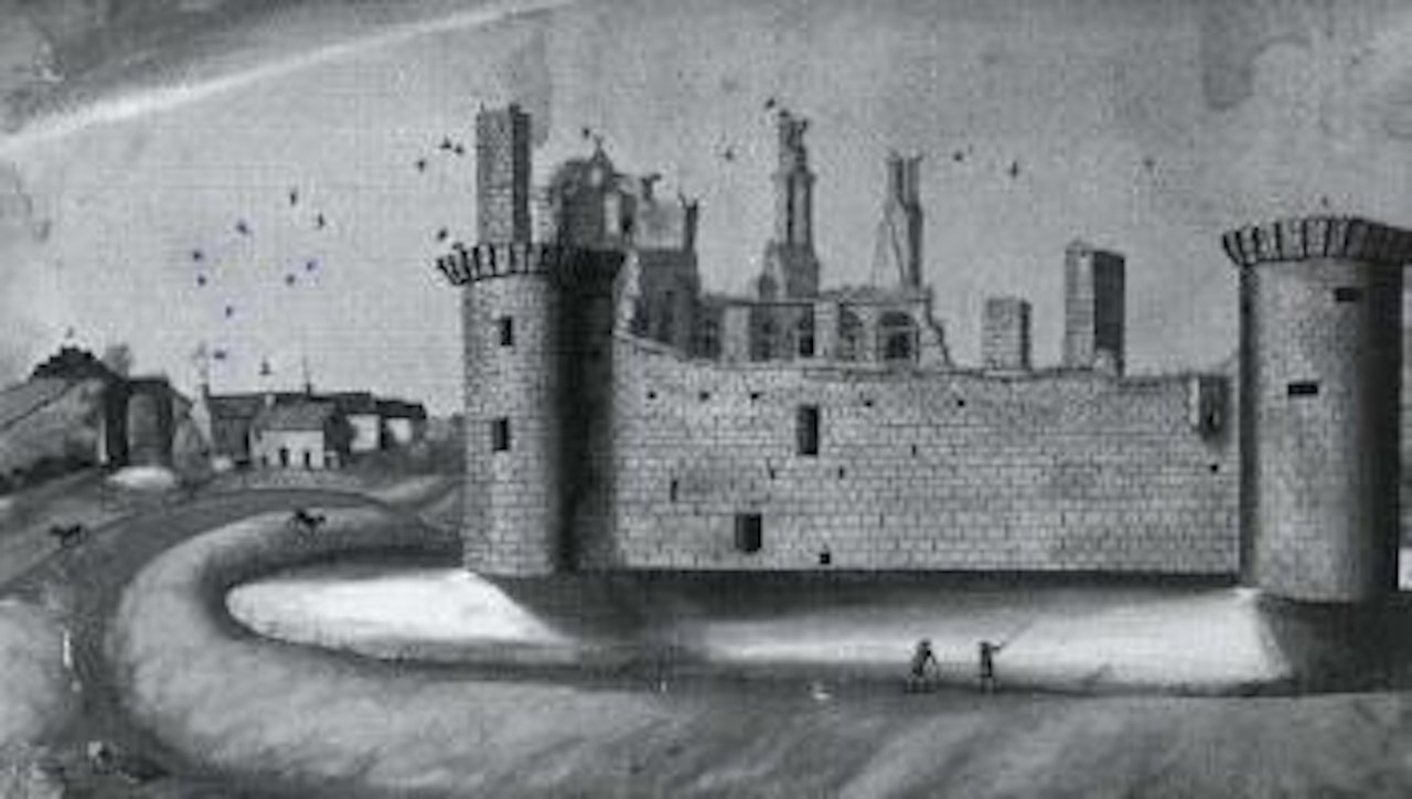 Views of Carlaverock Castle by English School