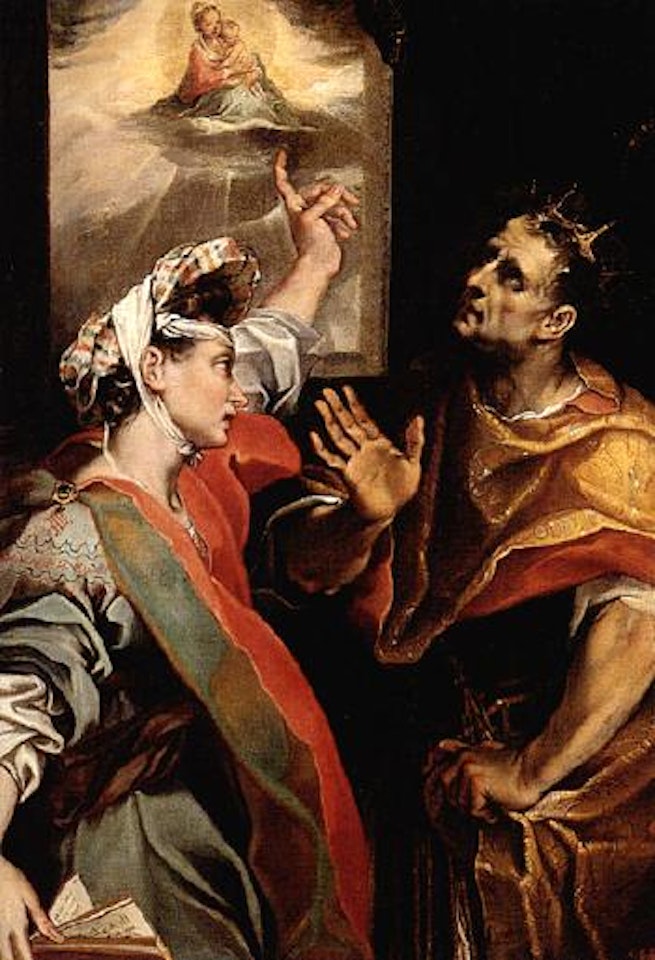 Education of the Virgin by Neapolitan School