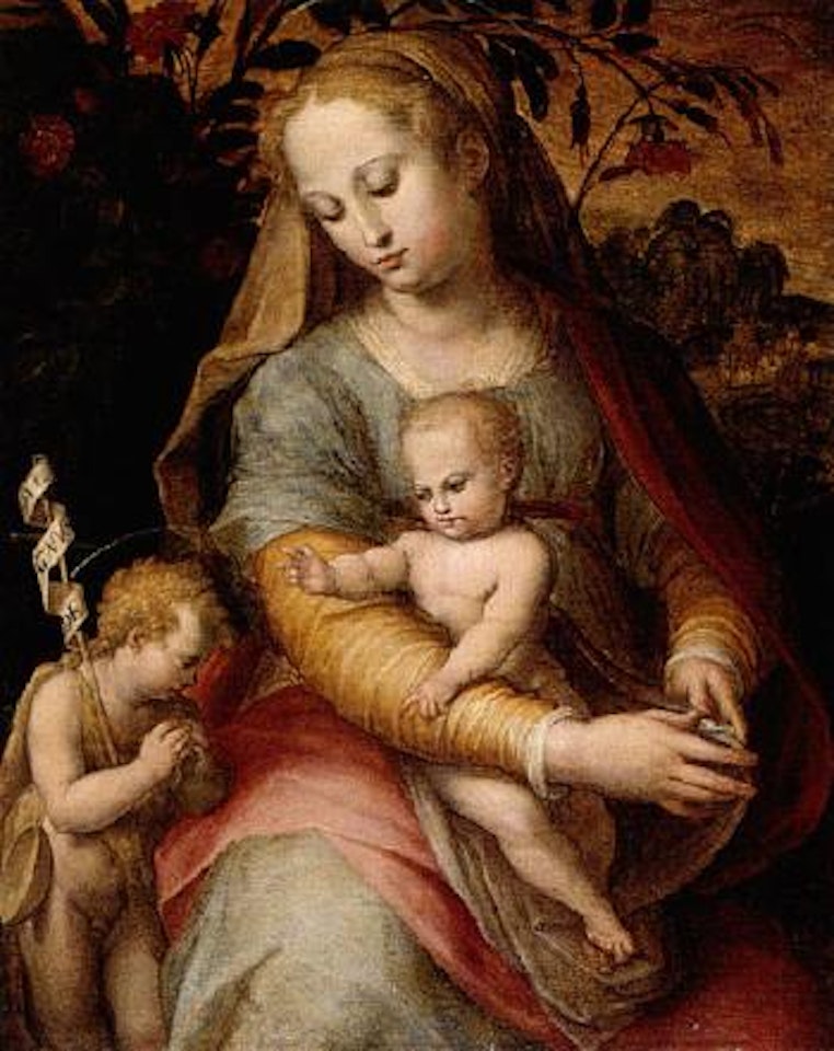 Madonna and Child with Saint John the Baptist by Florentine School