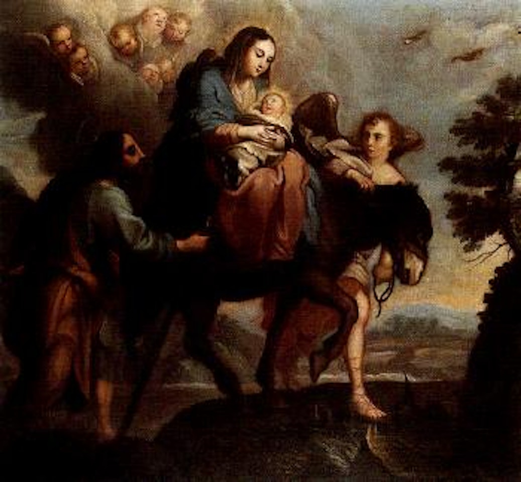 Flight into Egypt by Bartolomé Esteban Murillo