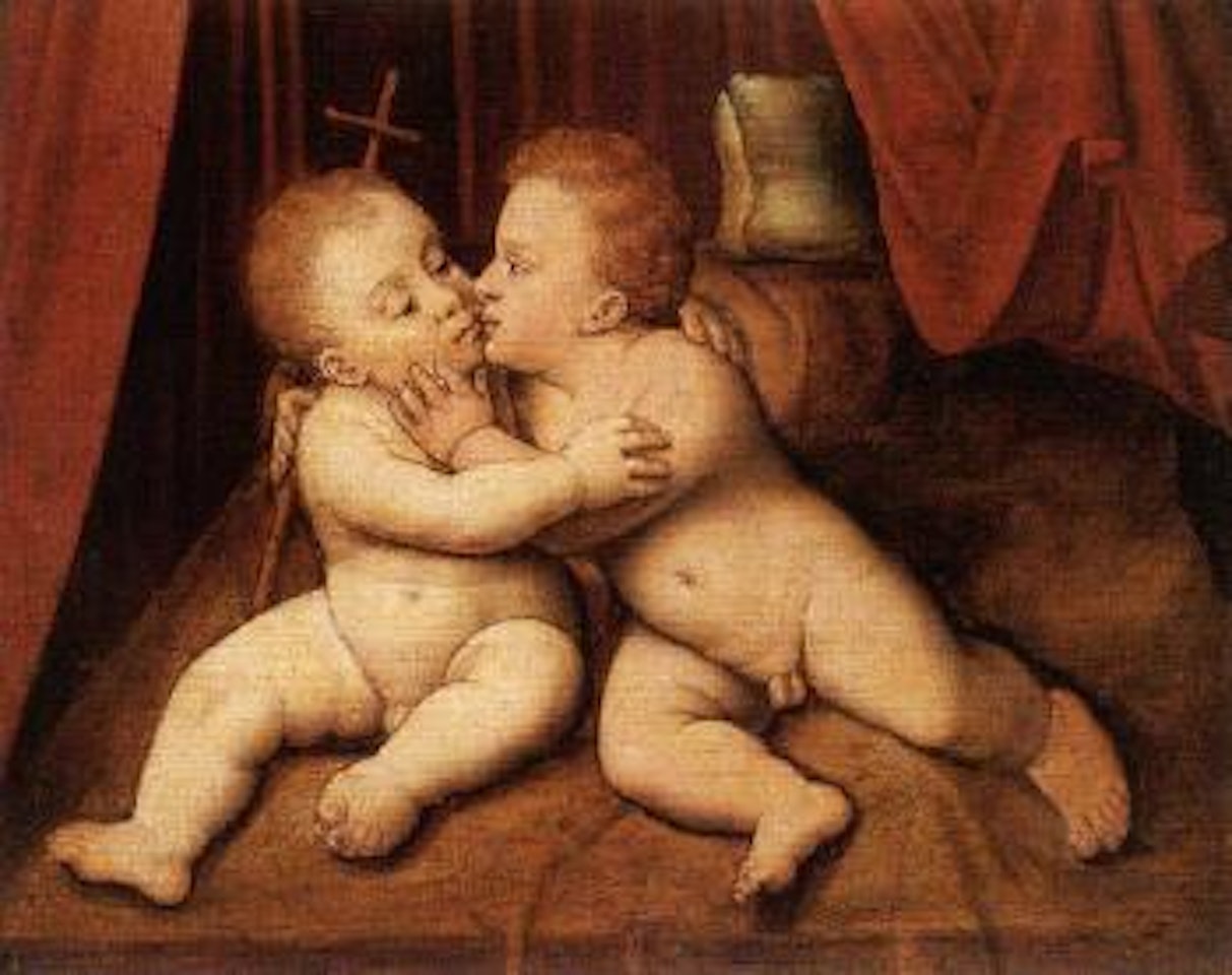 Infant Christ with Saint John the Baptist by Joos van Cleve