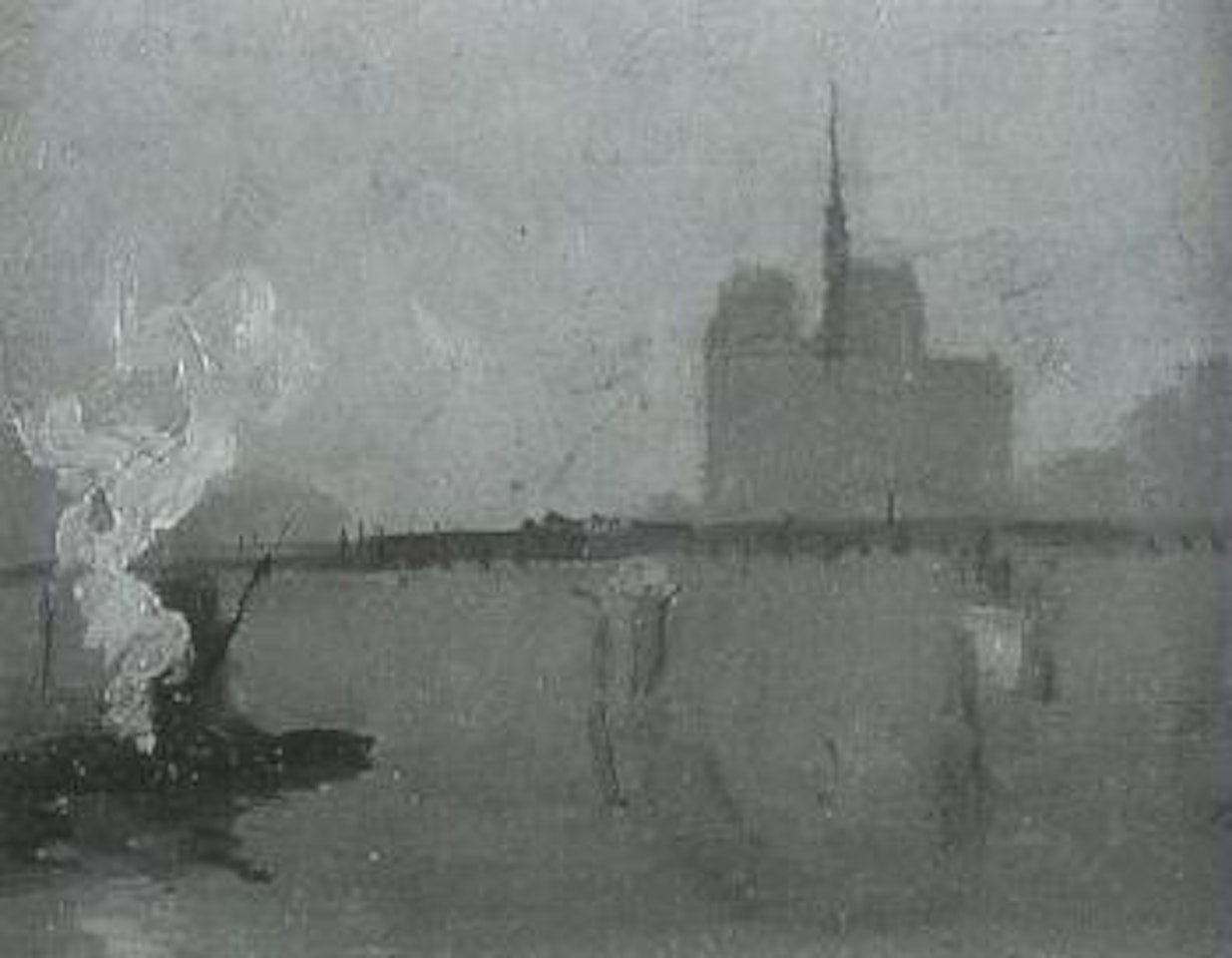 Tugboat on Seine by Robert Pilot