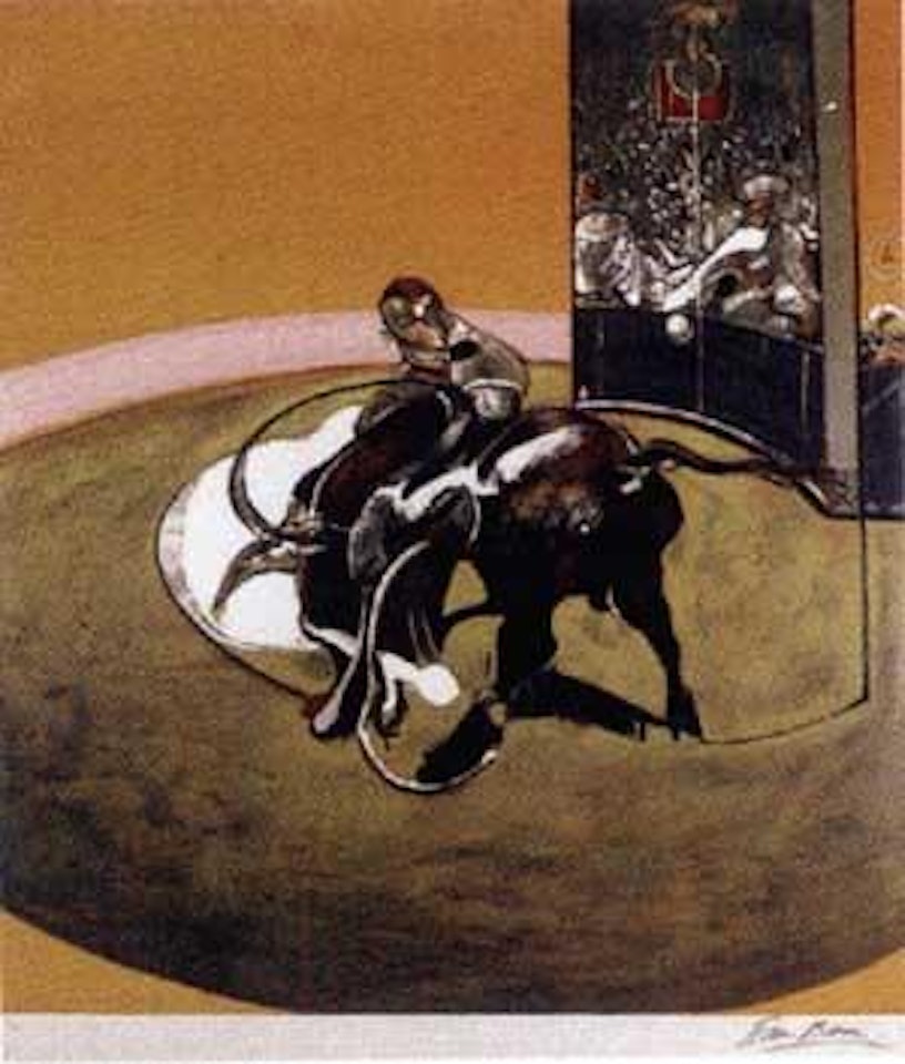 Study for bullfight nr 1 by Francis Bacon