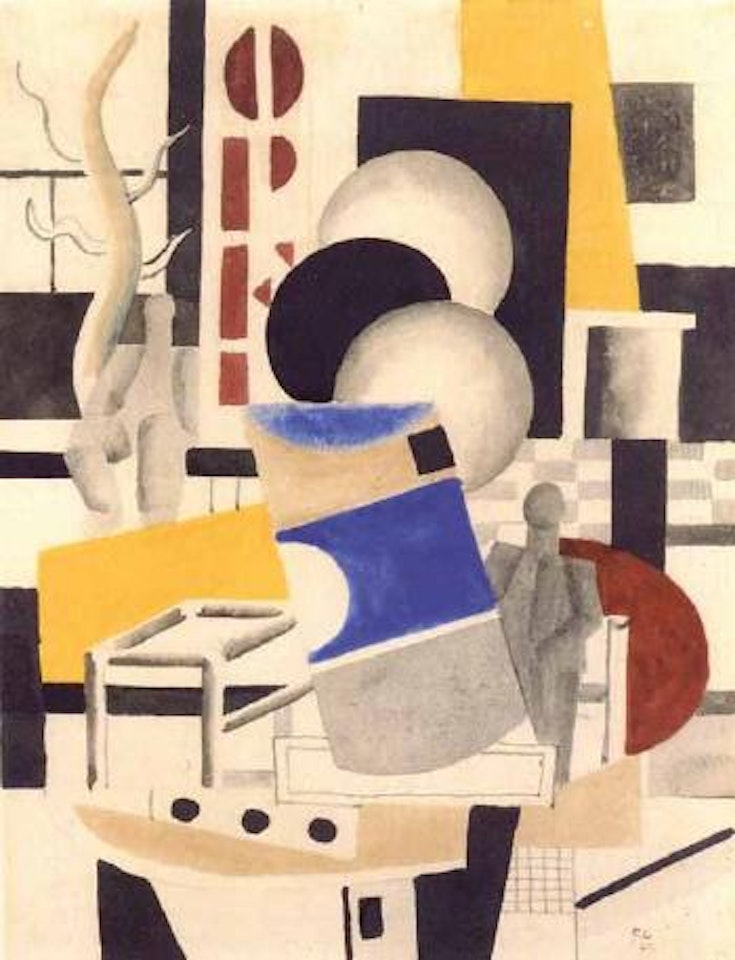 Etude pour Le remorqueur by Fernand Leger