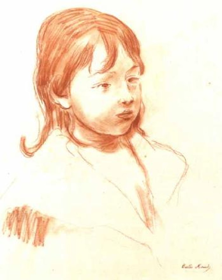Portrait de Charley Thomas by Berthe Morisot