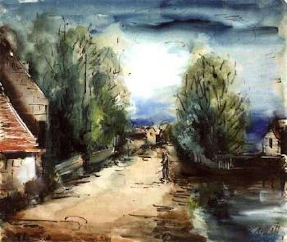 Route de village by Maurice de Vlaminck