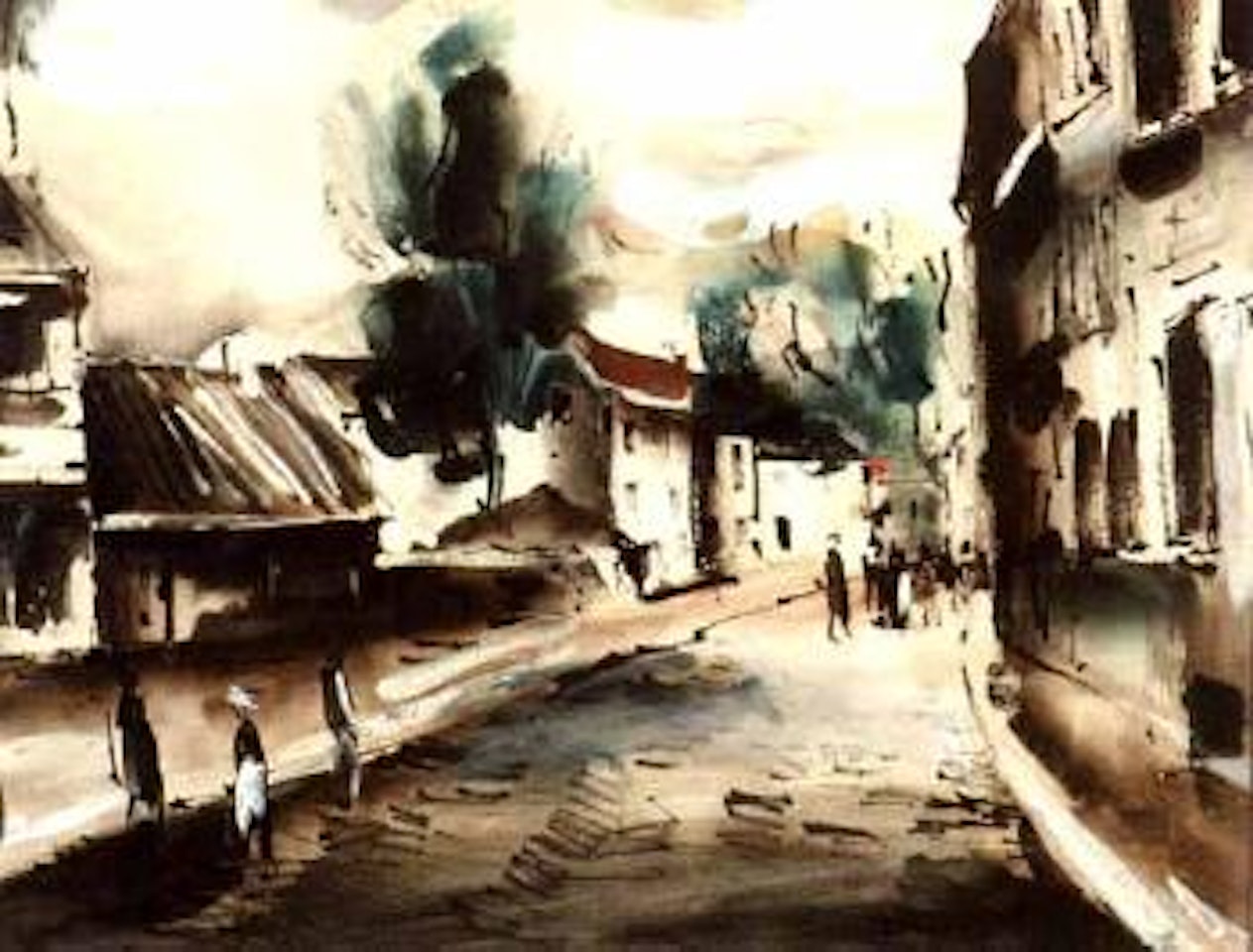 La route by Maurice de Vlaminck