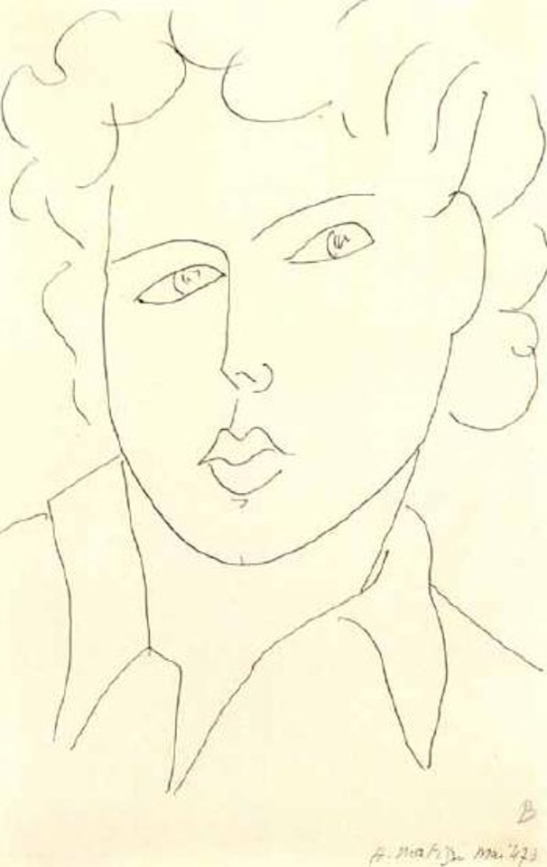 Tete de jeune fille by Henri Matisse
