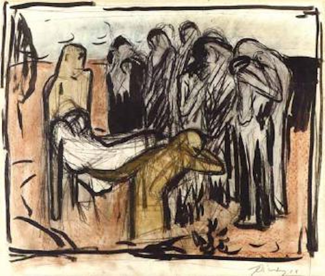 Etude pour La morte by Pablo Picasso