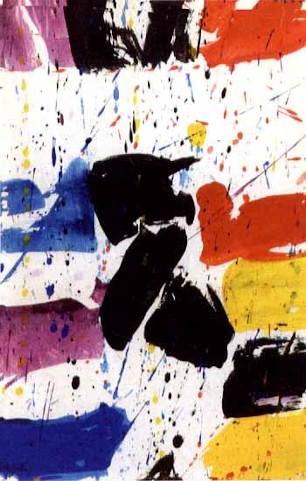 Hommage to Alfred Jensen by Sam Francis