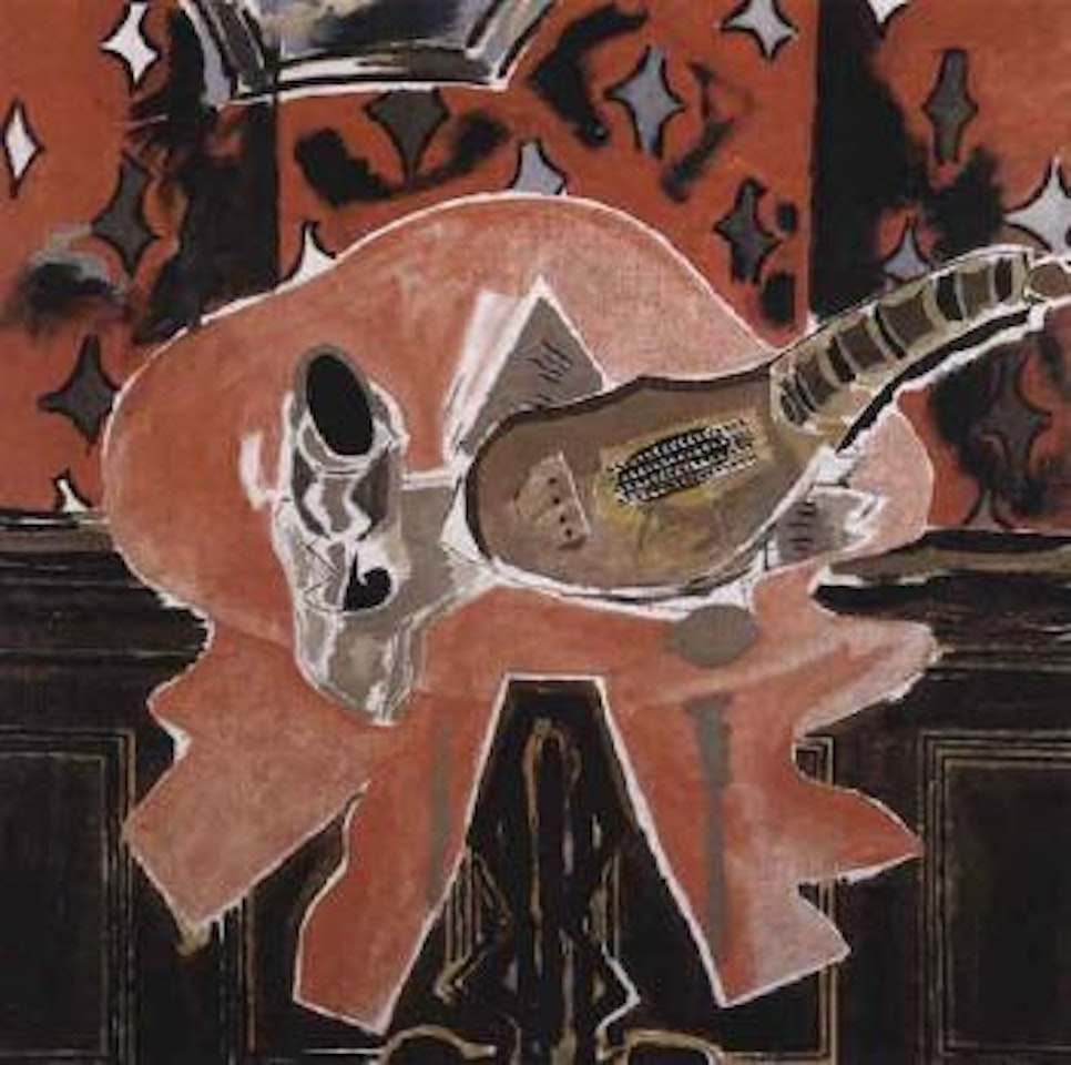 Le gueridon rouge by Georges Braque