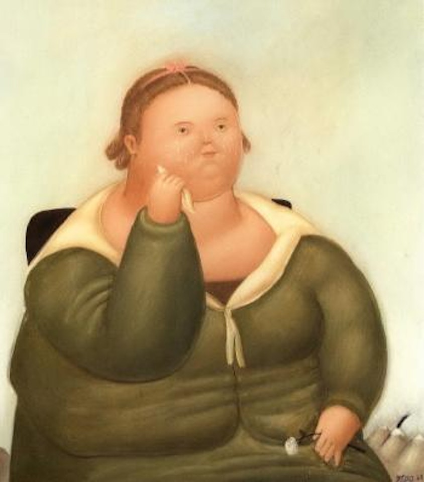 La llorona by Fernando Botero