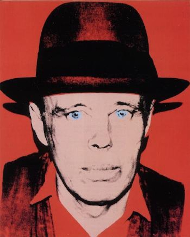 Portrait of Joseph Beuys by Andy Warhol