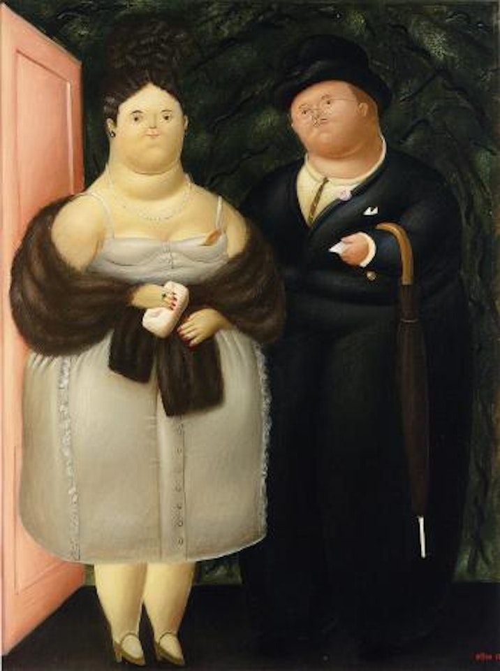 The Visit - The Rich by Fernando Botero