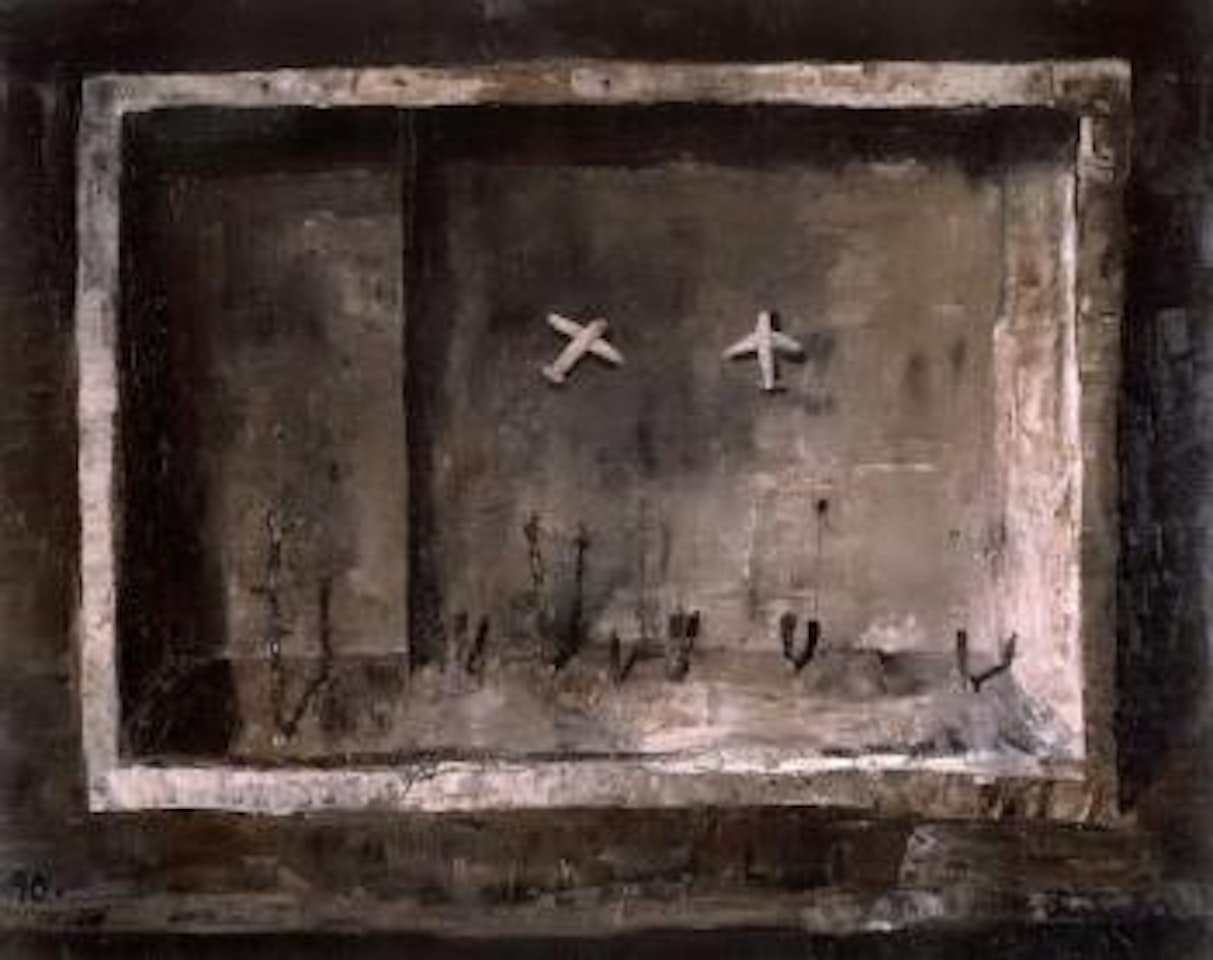 Compartment with two aeroplanes by Ignacio Iturria