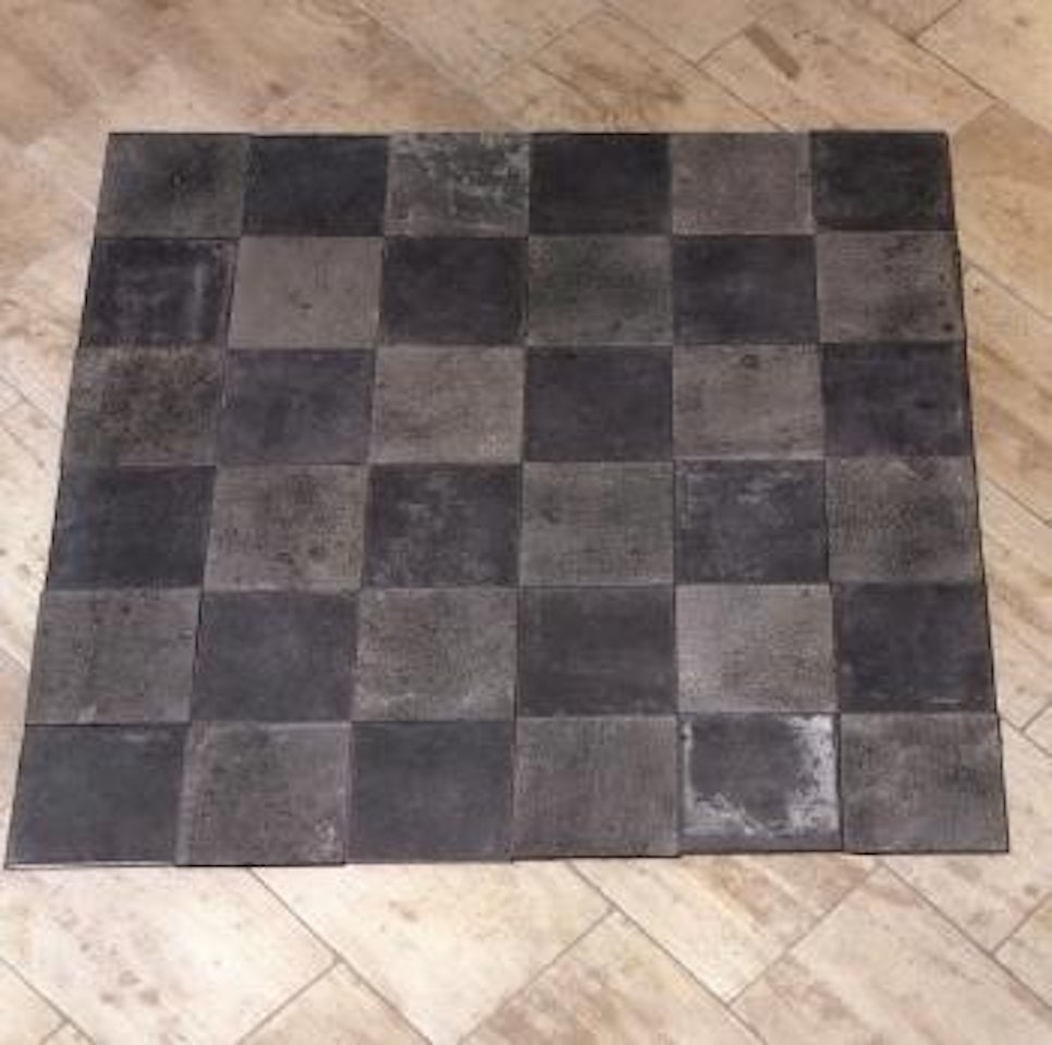 Lead-magnesium plain by Carl Andre