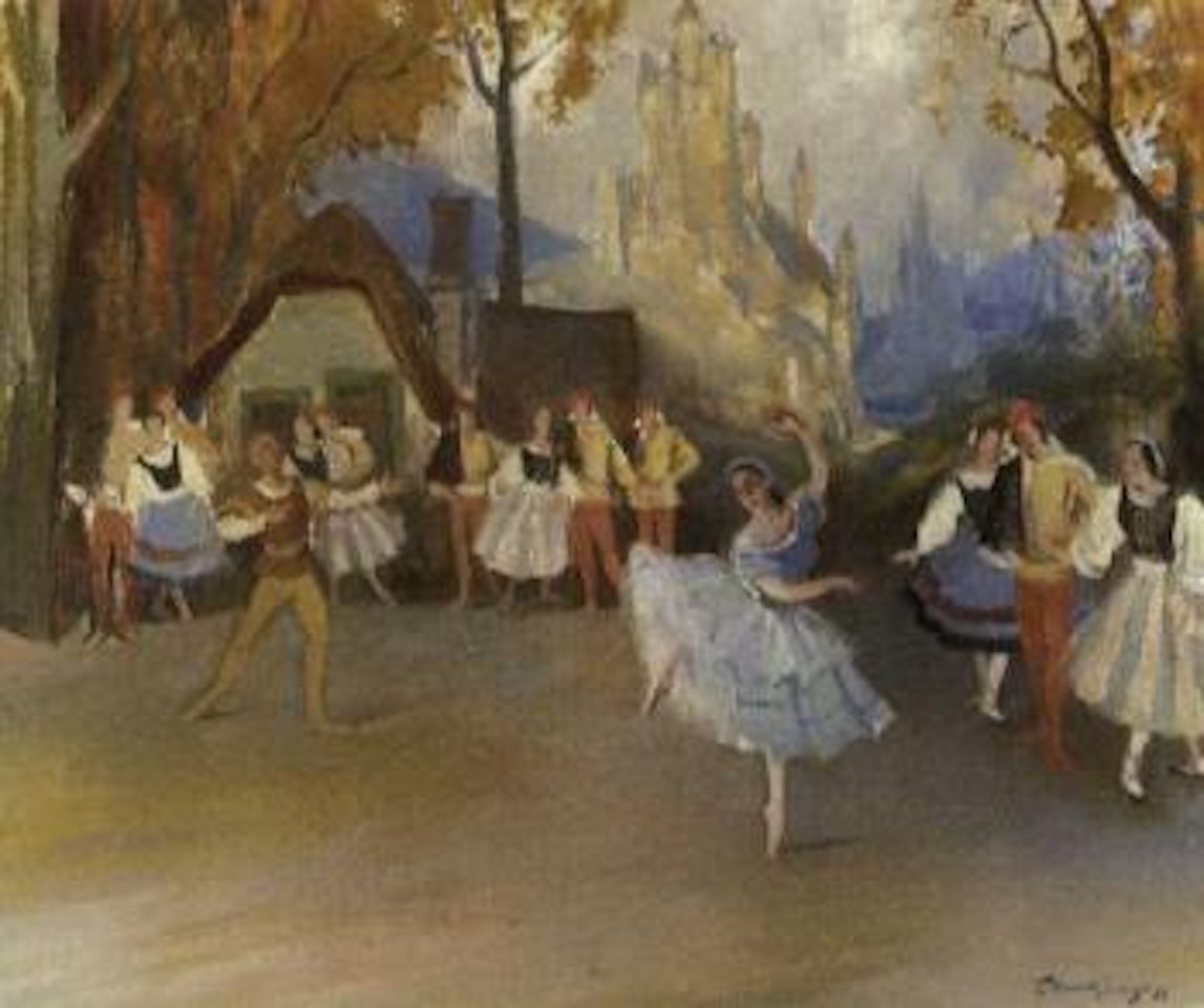 Giselle at the Monte Carlo Ballet by Edward Seago