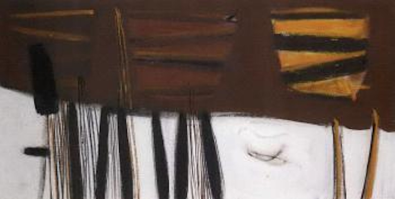 Brown and orange by Terry Frost